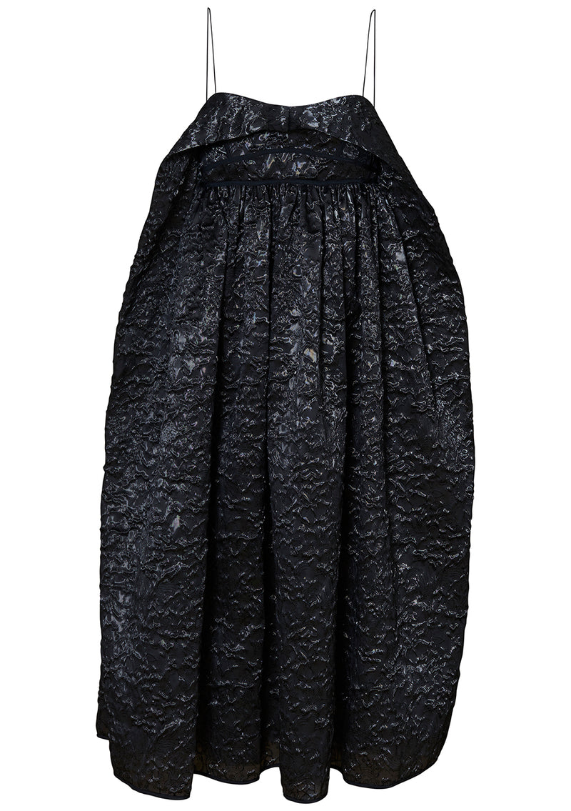 Susa Dress Luna Jacquard Black