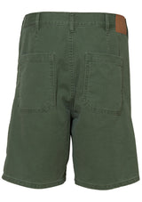 GM011 Genua Worker Chino Shorts Chevron Green