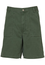 GM011 Genua Worker Chino Shorts Chevron Green
