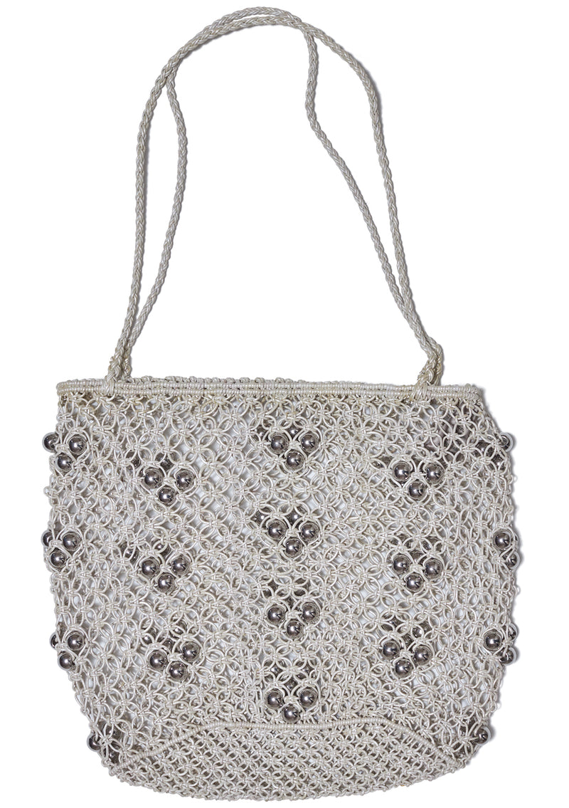 Mini Web Bag Silver