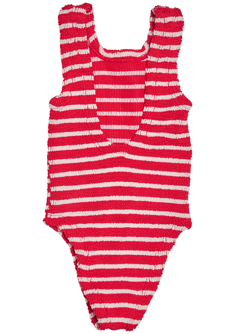 Baby Classic Swimsuit Red/White