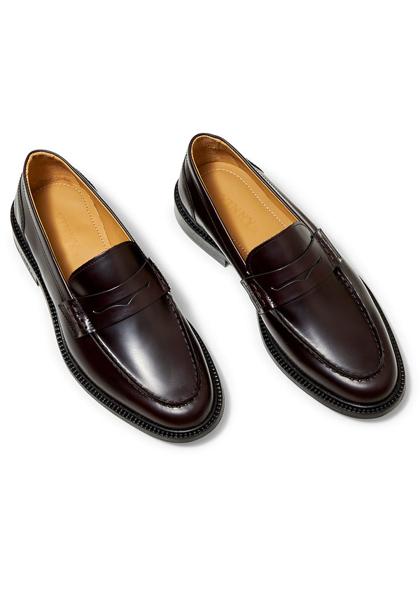 Townee Penny Loafer Brown Polido