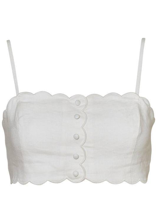 Isadore Top Antique White