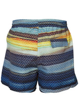 Chevron Dégradé Swim Shorts Multicolour