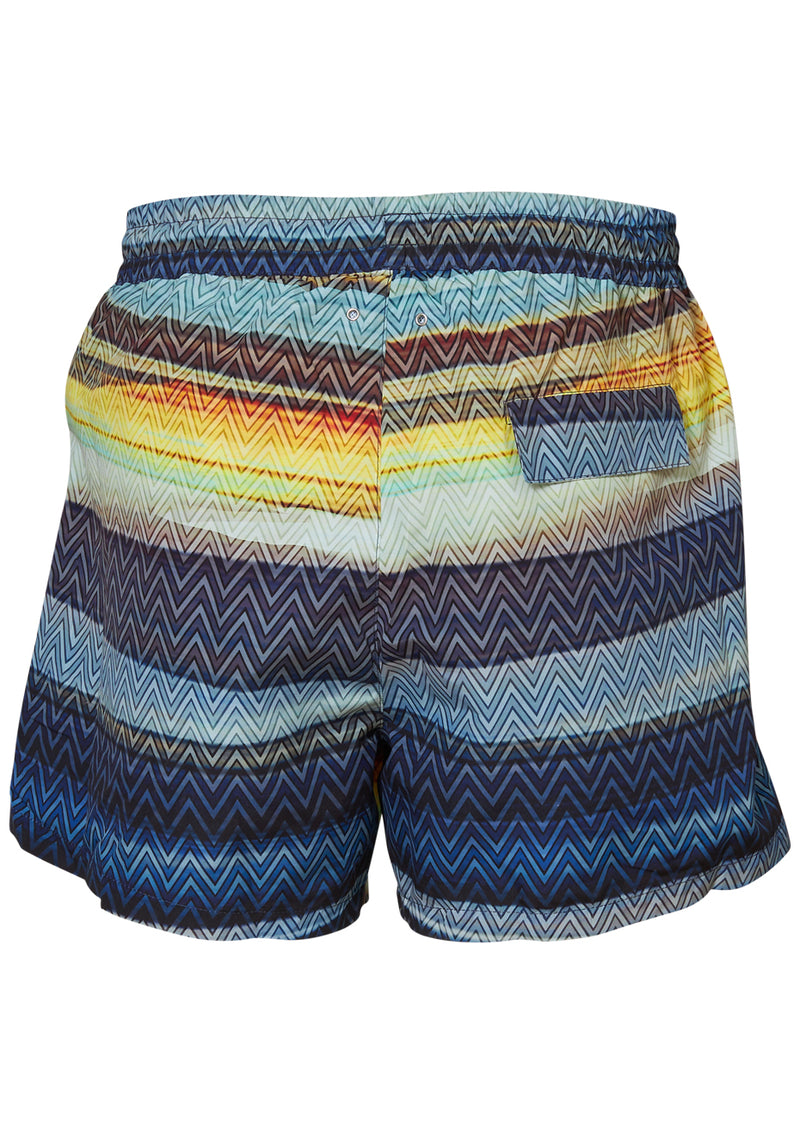 Chevron Dégradé Swim Shorts Multicolour