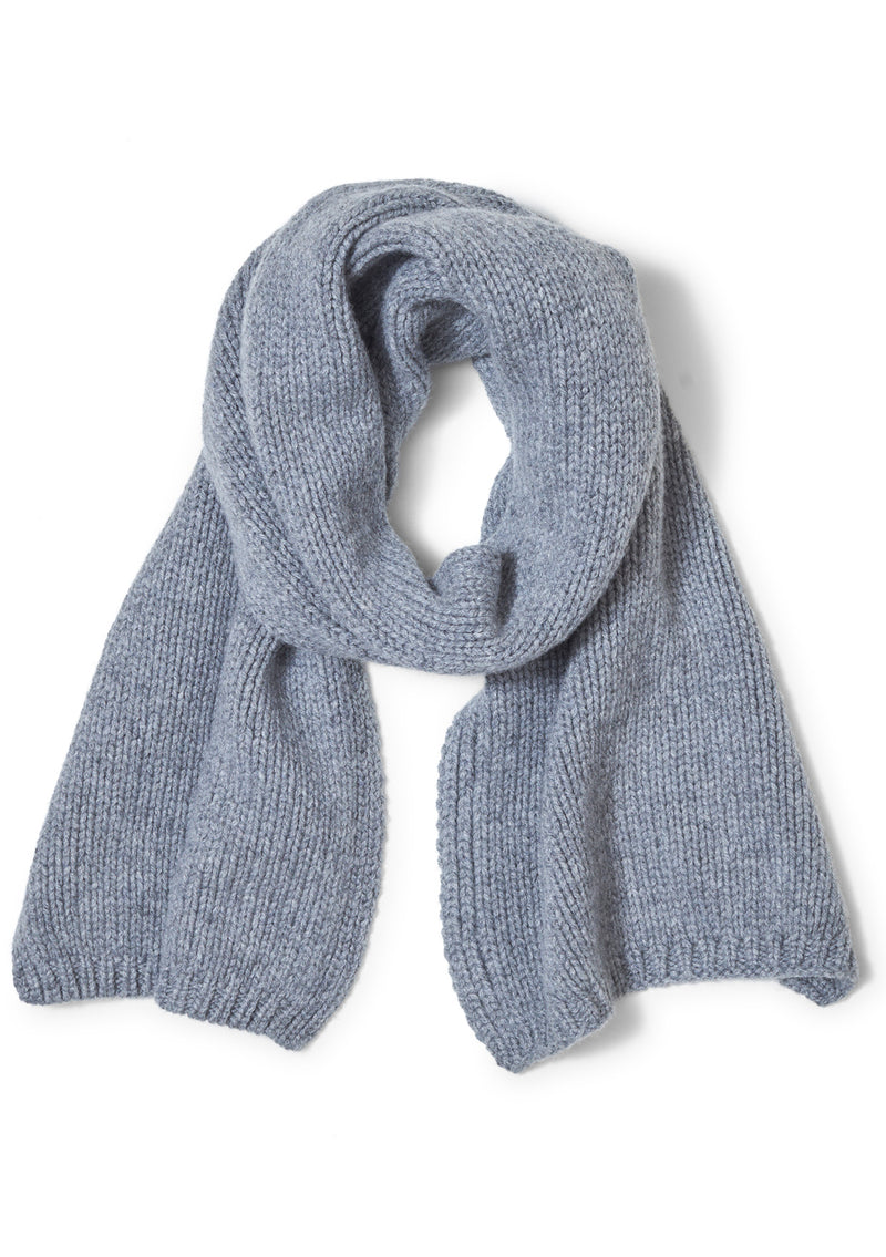 Grey Flannel Cashmere Scarf Small