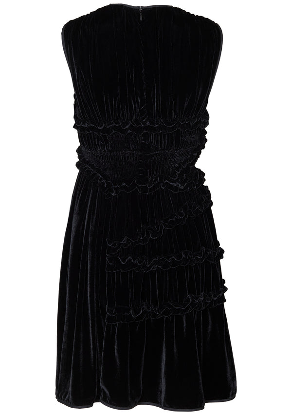 Uki Dress Black Velvet