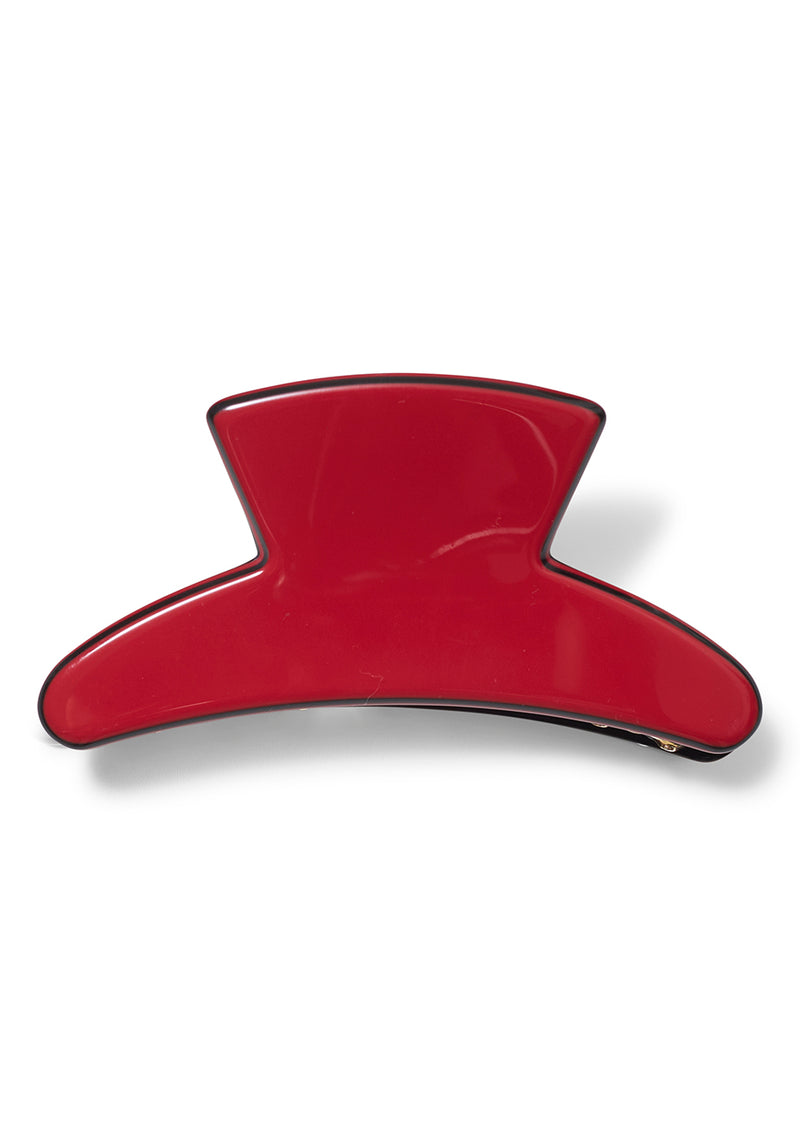 Two Tone Hair Clip Red