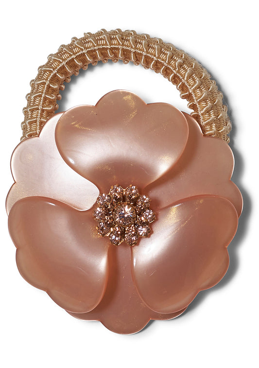 Big Flower Hair Elastic Powder