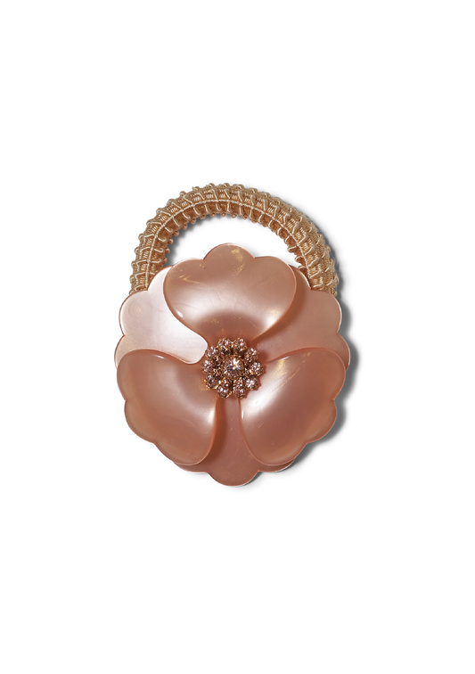 Big Flower Hair Elastic Powder