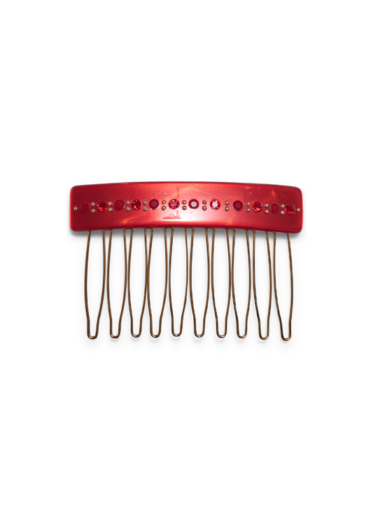 Bright Red Hair Comb