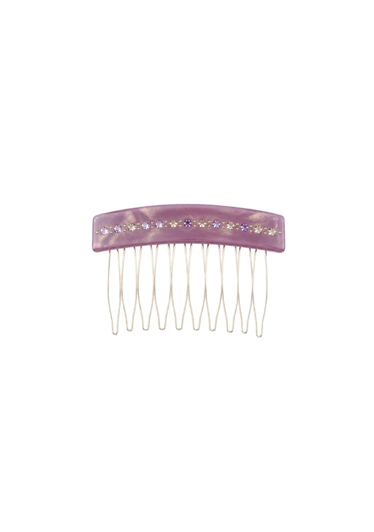 Brilliant Hair Comb Purple Pearl