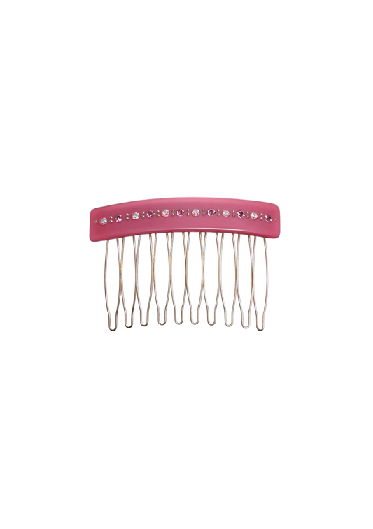 Brilliant Hair Comb Rose