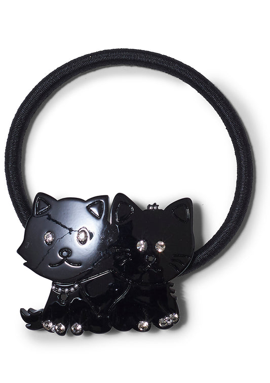 Cats Hair Elastic Black