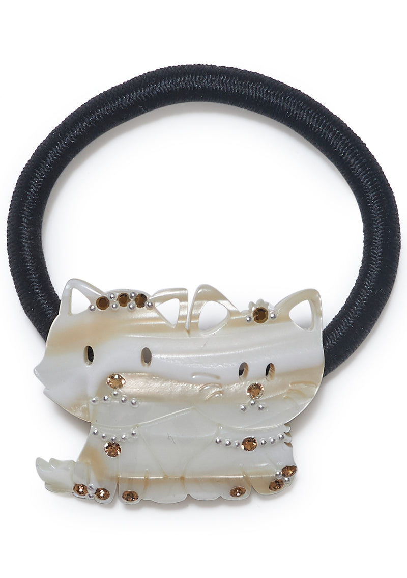 Cats Hair Elastic White