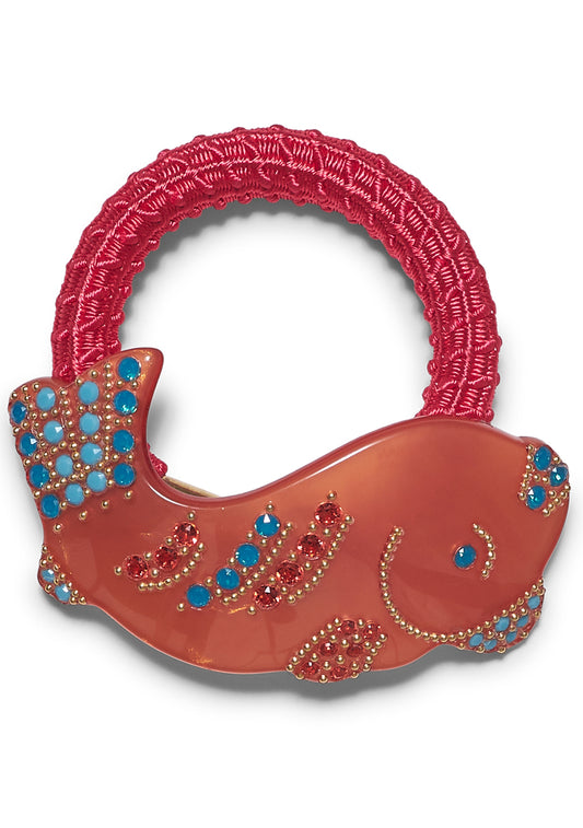 Orange Fish Hair Elastic