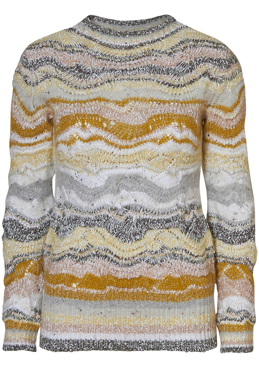 Crewneck Sweater Yellow Tones