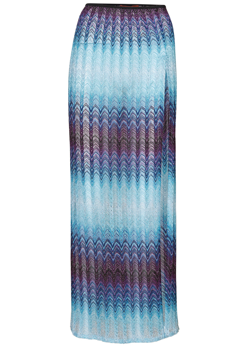 Galaxy Lamé Maxi Skirt