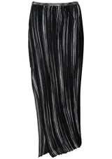 Lamé Wrap Around Skirt Black Multi