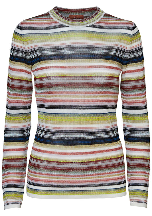 Light Knit Crewneck Sweater Dijon