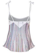 Rib Knit Spaghetti Strap Top