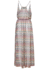 Sleeveless Long Cover Up Multicolour