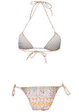 Triangle Bikini Rainbow Chevron