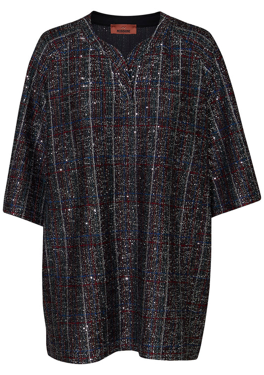 Tunic Mini Dress Multicolour Check
