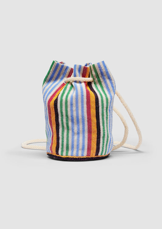 Multi Stripe Pouch