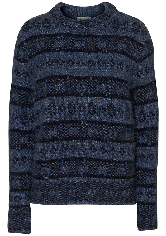 Blindleiea Sweater No 2 Denim Blue