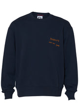 Canoe Crewneck Washed Blue Navy
