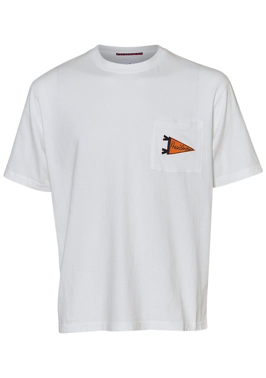 Flag Pocket T-Shirt Washed Off White