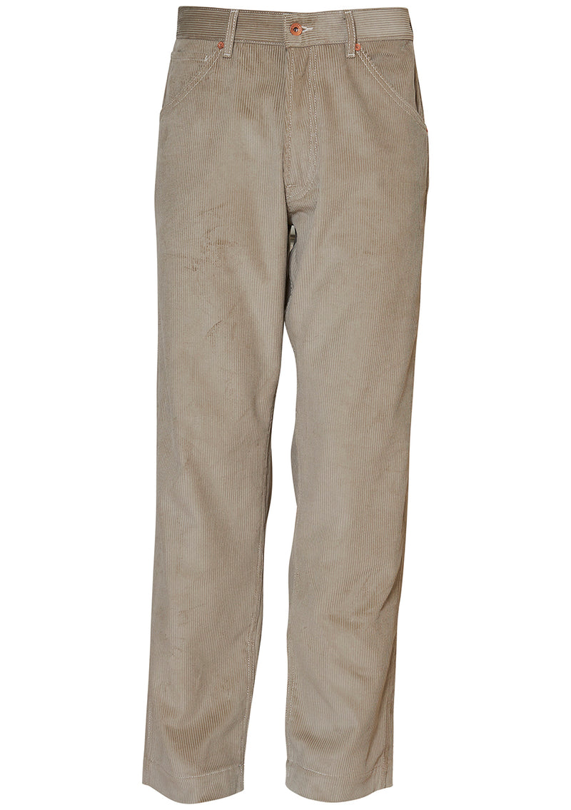 Single Carpenter Corduroy Pants Raw Beige