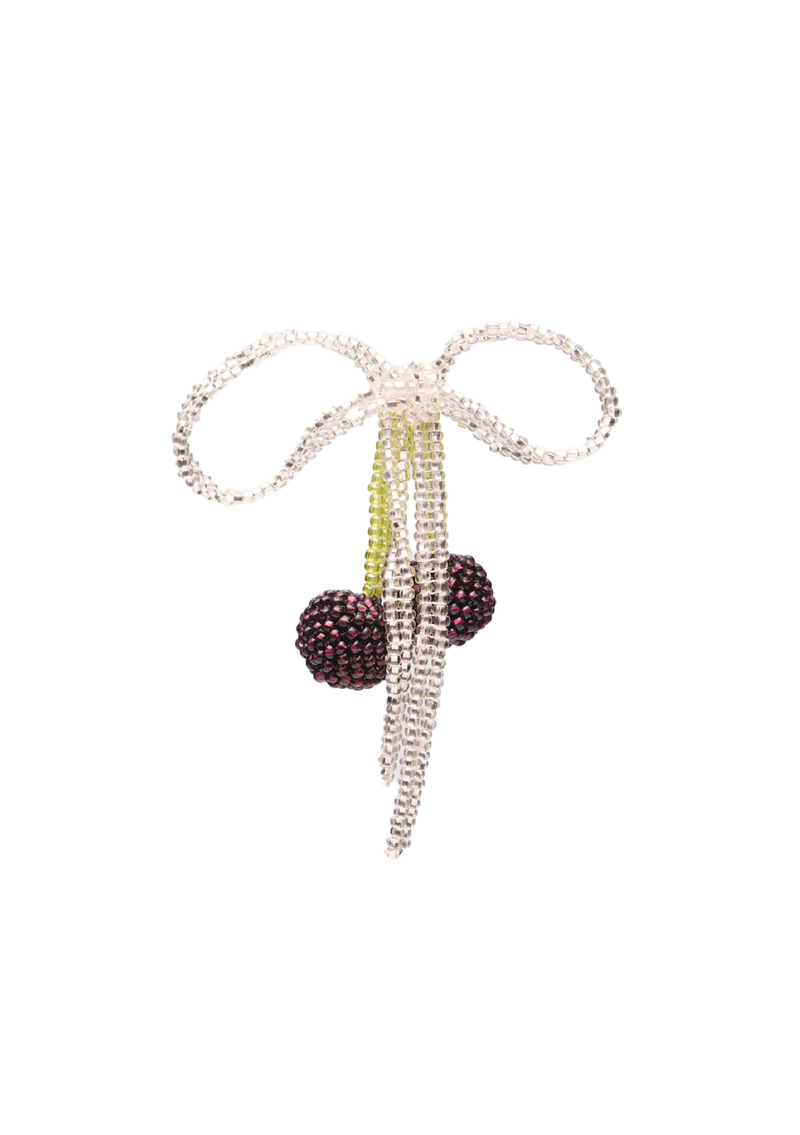 Cherry Bow Ear Stick