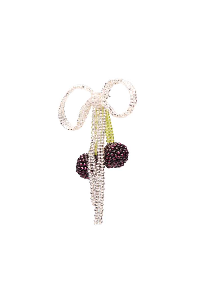 Cherry Bow Ear Stick