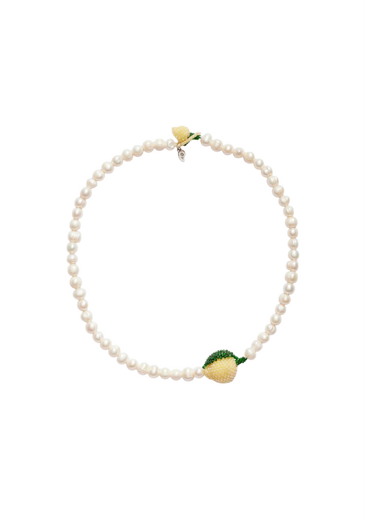 Pearl Lemon Necklace