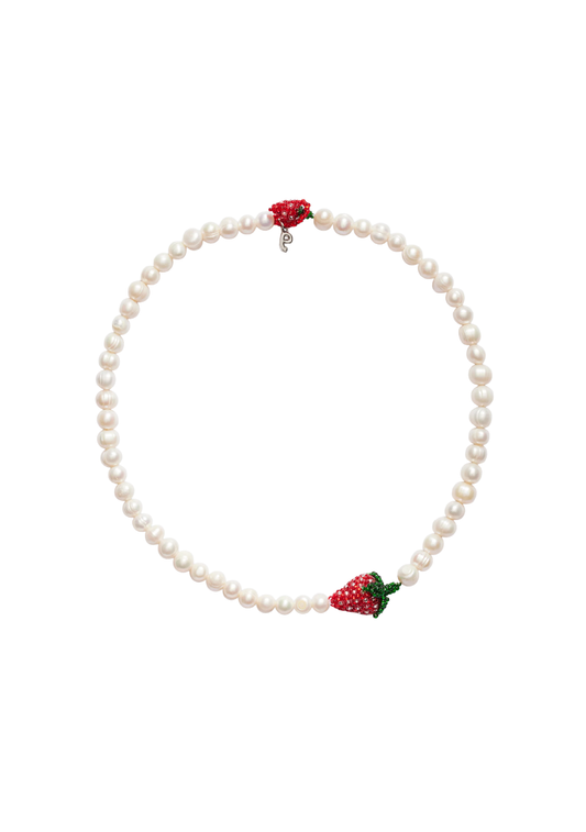 Pearl Strawberry Necklace