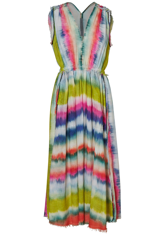 Day Dress Ikat Stripe