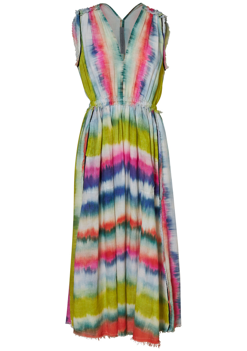 Day Dress Ikat Stripe