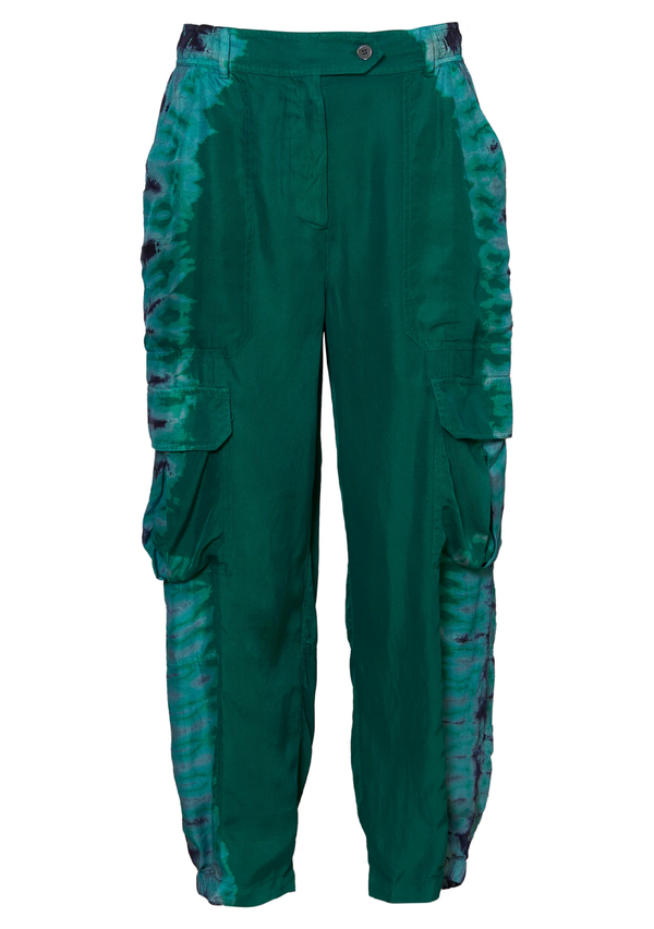 Finley Pant Green Blue Borderline