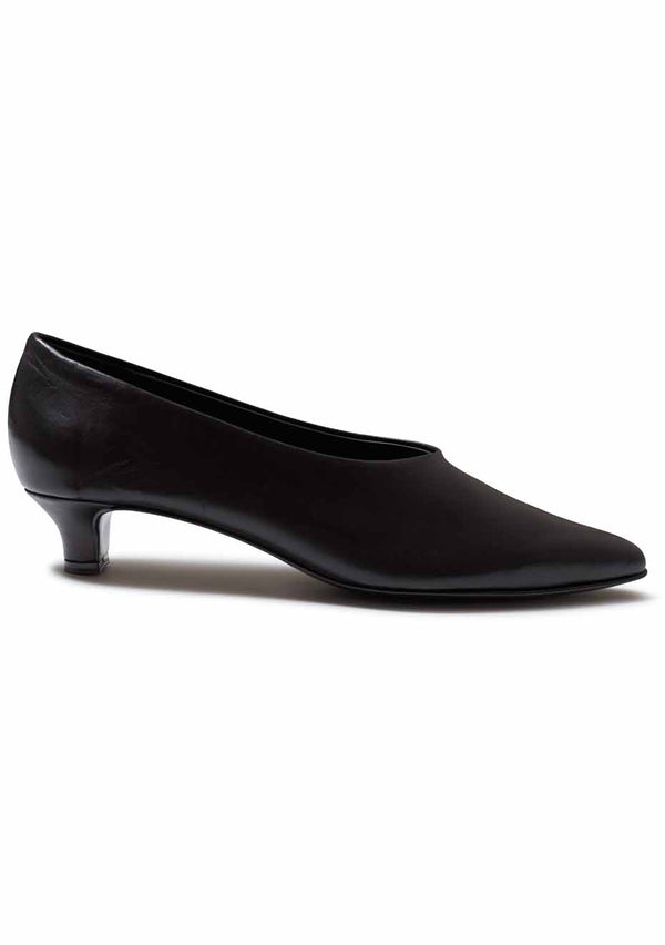Clemmie Kitten Heel Black