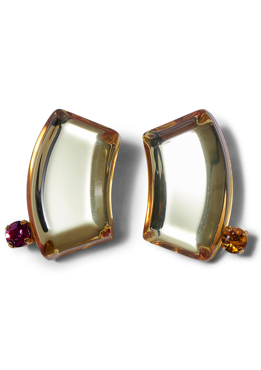 Comma Gem Earring Citron