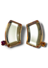 Comma Gem Earring Citron