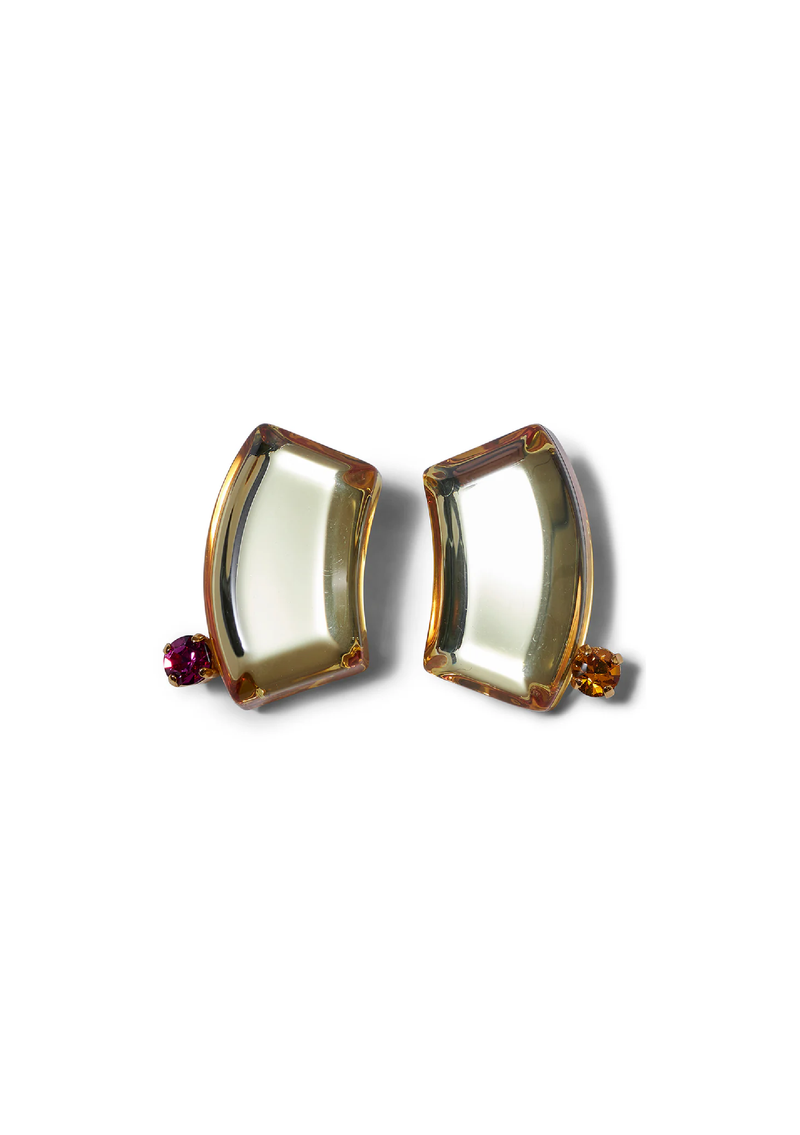 Comma Gem Earring Citron