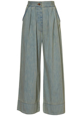 Coxsone Pant Khaki Indigo