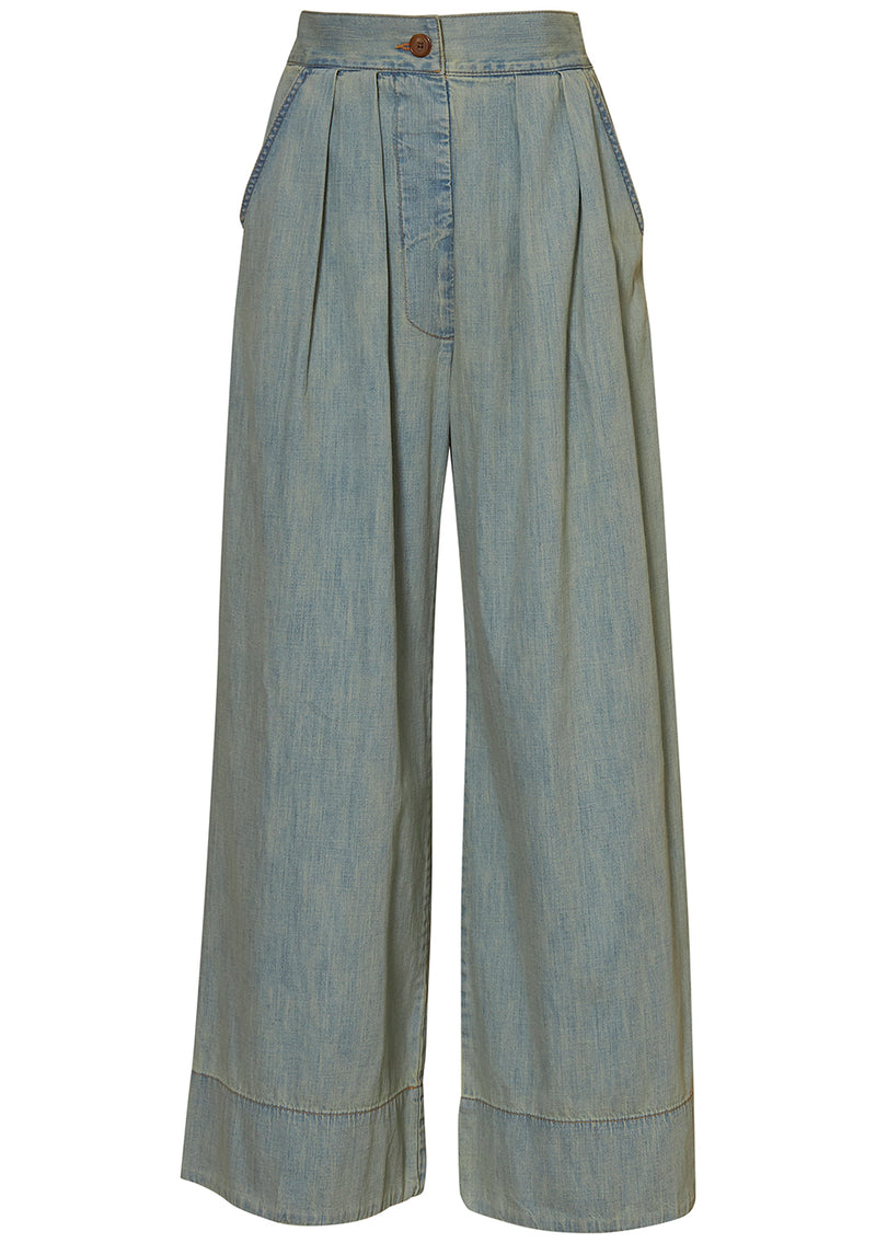 Coxsone Pant Khaki Indigo
