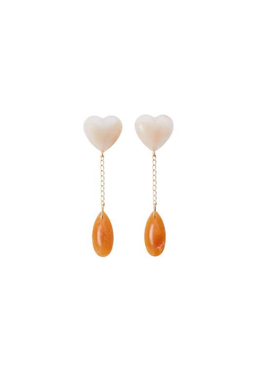 Dottie Earrings Cream Multi