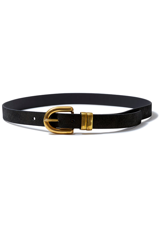 Dunbar Belt Black Gold