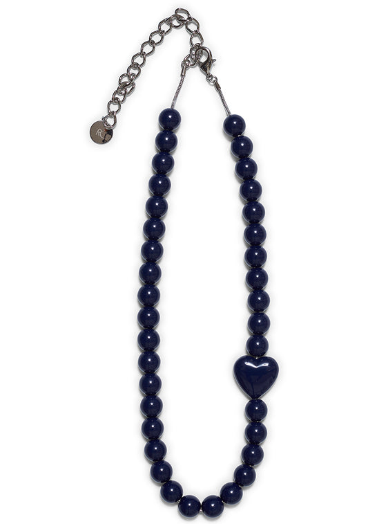 Elowen Necklace Navy
