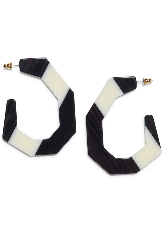 Factor Earrings Black